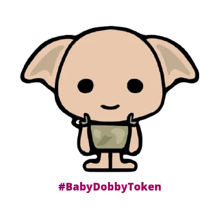 Sticker 🙂 Baby Dobby Token