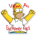 Sticker ✌ HomerRock