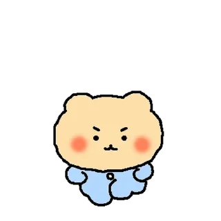 Video sticker 💬 아기 망그러진 곰 By @KakaoEmoticon