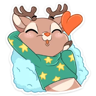 Sticker 😘 Новогодний Лифи :: @stickroom