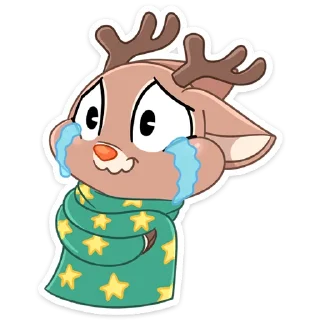 Sticker 😭 Новогодний Лифи :: @stickroom