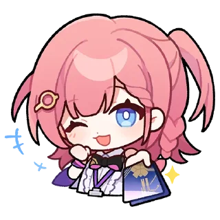 Sticker 🐈‍⬛ honkai star rail ; @hsrchibies : @xutaoo