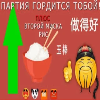 Sticker 🍚 китайская партия🇨🇳🍚