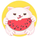 Sticker 🍉 maneki neko