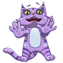 Sticker 😨 Cheshire Cat