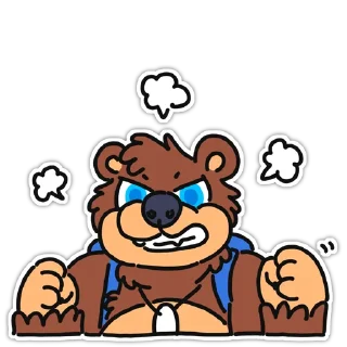 Sticker 😡 Banjo Kazooie