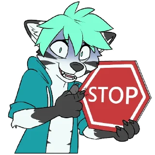 Sticker 🛑 Kourii the Tigerfox (@KouriiRaiko 🐯🦊)