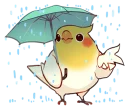 Sticker 🌂 Coca Bird (Xane's Edit)