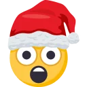 Sticker 😳 Santa Smiley