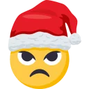 Sticker 😠 Santa Smiley