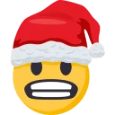 Sticker 😁 Santa Smiley