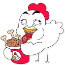 Sticker 🐔 Meme Chick