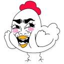 Sticker 🐔 Meme Chick