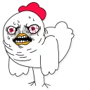 Sticker 🐔 Meme Chick