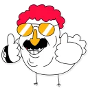 Sticker 👍 Meme Chick