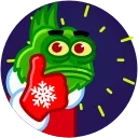 Video sticker 👍 Pepe Grinch