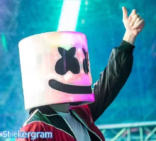 Sticker 👍 Marshmello DJ