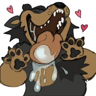 Sticker 👅 Vier the Rottweiler