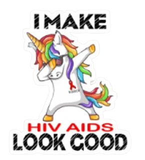 Sticker 🦄 HIV