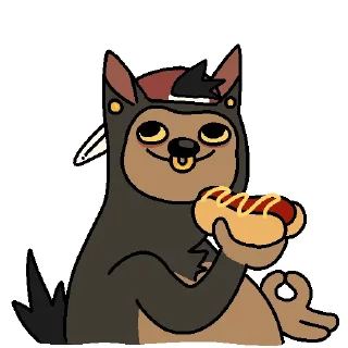 Sticker 🌝 SugaryHotDog