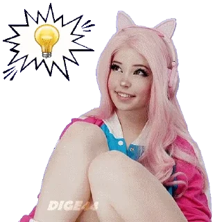 Sticker 💡 BELLE DELPHINE🇬🇧@STIKERFORALL