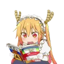 Sticker 📖 Maid Dragon