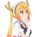 Video sticker 🤔 Maid Dragon