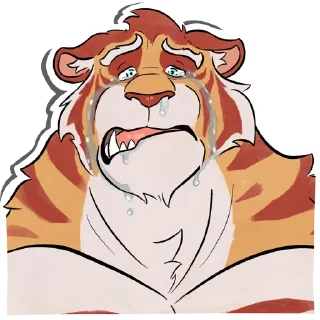 Sticker 😭 Tora