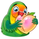 Sticker 🍑 Love Bird