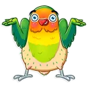 Sticker 🤷 Love Bird