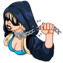 Video sticker ⛓ Resistance Girl