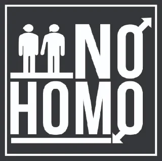 Video sticker 🚷 No Homo