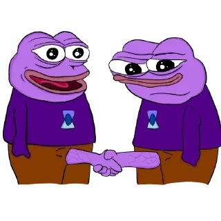 Sticker 🤝 Timeswap pepe