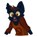 Sticker 😲 Mae Borowski from Night in the Woods by SiD'ni