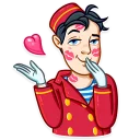 Sticker 😘 Bellboy