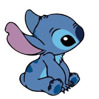 Sticker 🤔 Cute Stitch by @peach_artworld