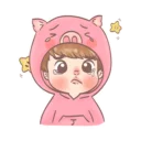 Video sticker 😢 🐷 Pinky Seokjin 🐷