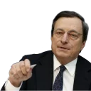 Sticker 😒 Mario Draghi