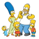 Sticker 👨‍👩‍👦‍👦 The simpsons