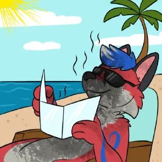 Video sticker 🏖 Toasty 2 (@Loafingfolf)