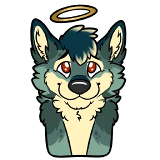 Sticker 😇 Maverick C.Wolf's Stickers