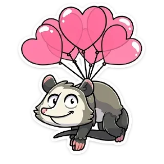 Sticker ❤️ Hearts&hugs static — @stckrRobot