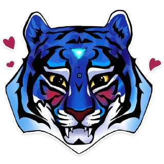 Sticker 😍 Water Tiger