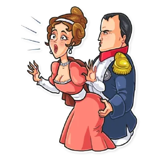 Sticker 😉 Napoléon et Joséphine