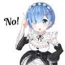 Sticker ❌ Re:Zero by @Splenta 4 Yalda