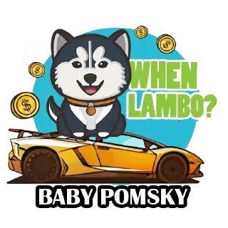 Sticker 🤑 BabyPomsky