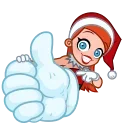 Video sticker 👍 Sweety Santa