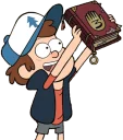 Sticker 😁 Gravity Falls