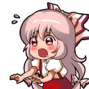 Video sticker 😧 Emoting Mokou