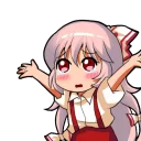 Sticker 😥 Emoting Mokou